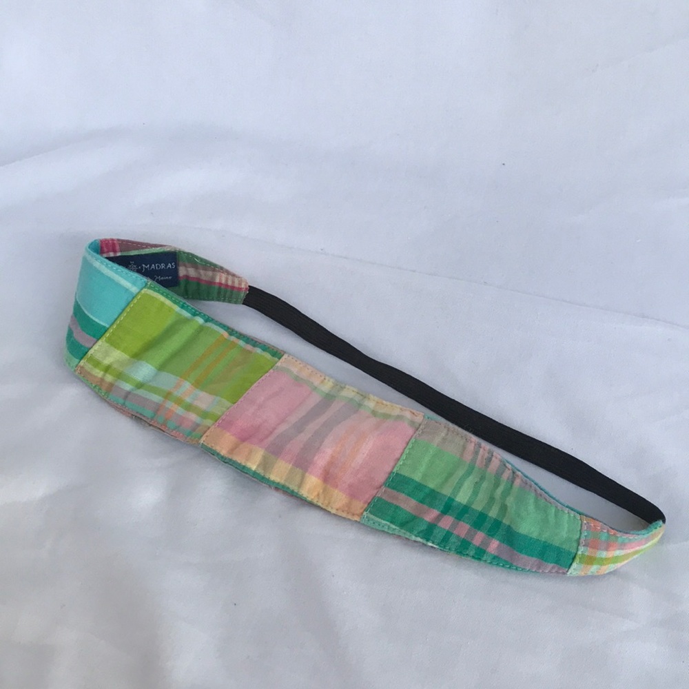 🛍5 for $10🛍plaid headband w/ stretch elastic